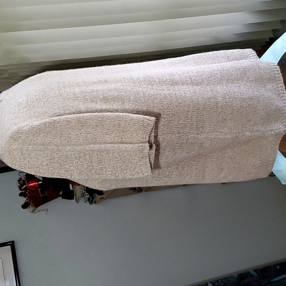 DRAPER'S & DAMON'S Marled Short Sleeve Sweater Shell. Sz. M. - Picture 5 of 9